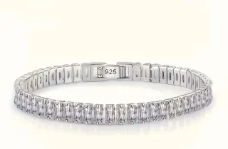 Pulsera en Plata 925 Tennis/Riviere