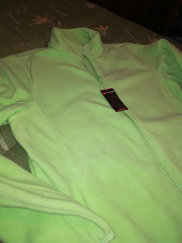 Chaqueta polar mujer verde