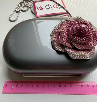 Bolso joya Drap Barcelona flor pedrería