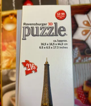 Puzzle 3D Ravensburger Torre Eiffel 216 piezas
