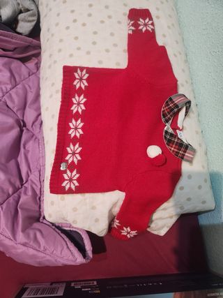 Camiseta roja bebé 0-3 meses