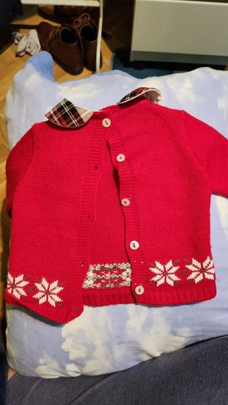 Camiseta roja bebé 0-3 meses