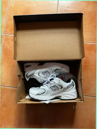 New Balance 530 Plata Blanco Marino