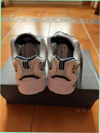 New Balance 530 Plata Blanco Marino