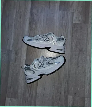 New Balance 530 Plata Blanco Marino