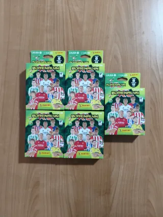 Lote 5 Cajas Cromos Adrenalyn La Liga 2024-25