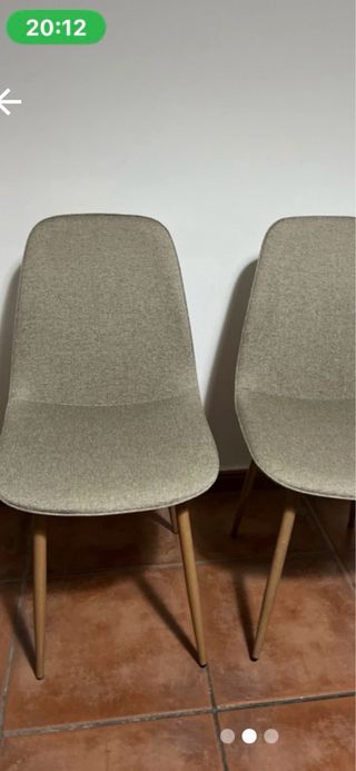 Dos sillas precio por unidad