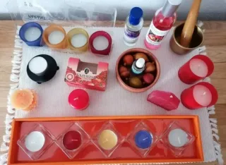 Lote velas, portavelas y esencias