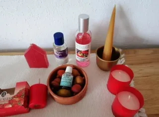 Lote velas, portavelas y esencias