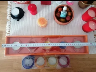 Lote velas, portavelas y esencias