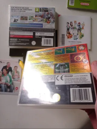 Pokémon Ranger y blanco cajas y manuales original