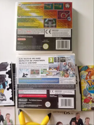 Pokémon Ranger y blanco cajas y manuales original