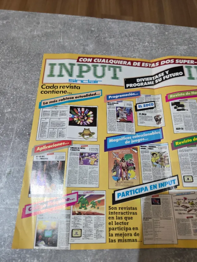 Coleccion Revista INPUT Sinclair Septiembre 1985