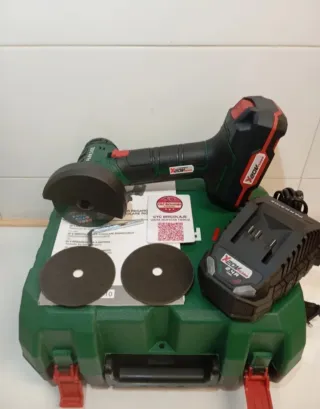 Parkside 20V Amoladora Angular + Batería cargador