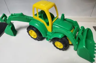 Camión y Excavadora Bruder Liebherr  + Tractor Exc