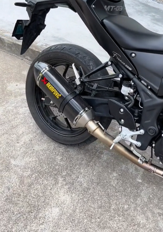 Tubo Escape Akrapovic YAMAHA MT 03 MTR3 R25