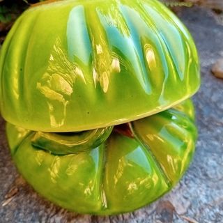 Salsiera pomodoro arte majolica Italiana '70