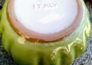 Salsiera pomodoro arte majolica Italiana '70