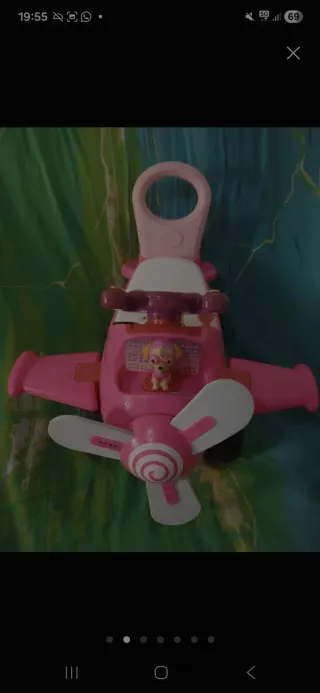 Correpasillos Patrulla Canina avión música/luces