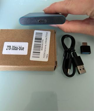 Disco Duro Externo 2TB Azul