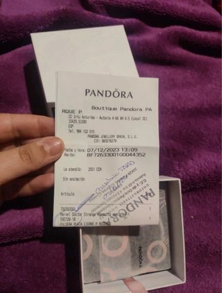 Pulsera Pandora Edición Navidad Plata