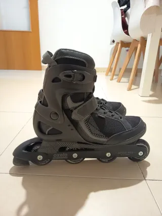 Patines en línea negros talla 46 EUR marca Oxelo