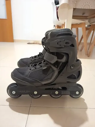Patines en línea negros talla 46 EUR marca Oxelo