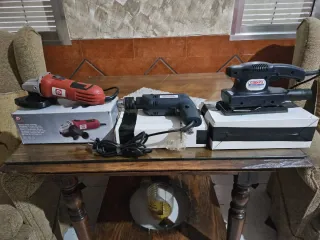 Radial, Taladro y Lijadora