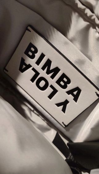 Bolso Bimba y Lola blanco y plateado