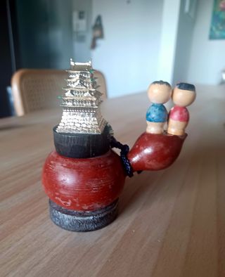 Souvenir Kokeshi Nagoya Castle vintage