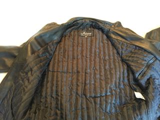 Cazadora italiana piel negra T.50