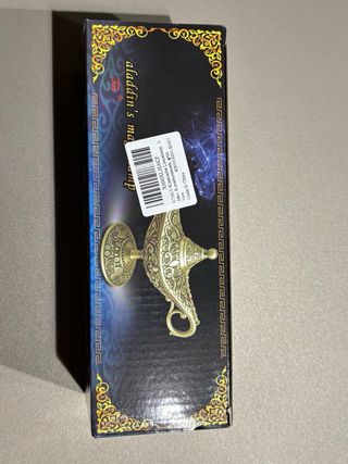 Lampada Magica di Aladino Blu Oro