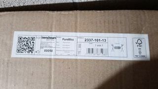 Columna de baño verde sin montar