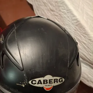 Casco de moto negro CABERG