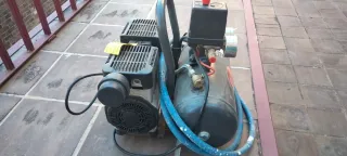 Compresor Unicair CS 1.0 y pistola Nova 8/45