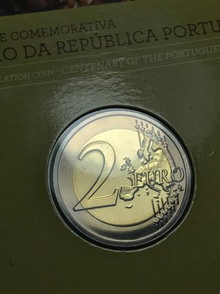 2 Euros Blíster Portugal 2010 Centenario República
