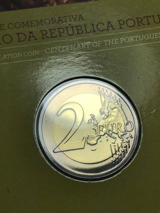 2 Euros Blíster Portugal 2010 Centenario República