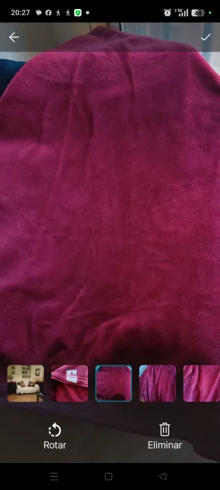 2 Faldas de mesa camilla 80 cm