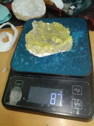 Lotto di zolfo e fluorite