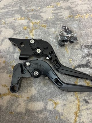 Manetas Freno Moto Negras