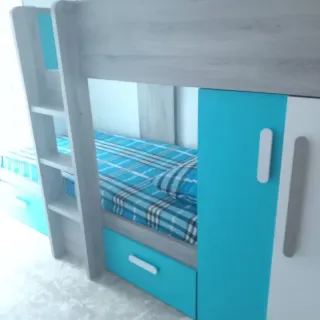 Cama tren infantil 2-7 años