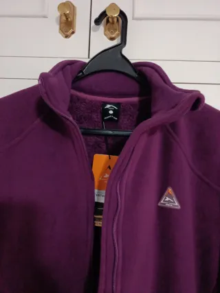 Chaqueta polar morada mujer Talla L