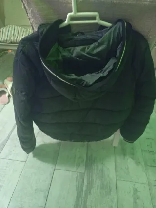 Chaqueta plumífero Salsa Jeans negra/gris,de chico