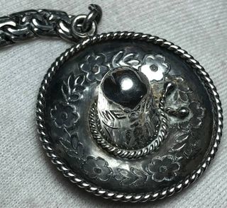 Colgante Sombrero Plata Ley México + Regalo