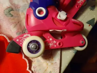 Pattini Oxelo Decathlon 26-28 Rosa/Blu