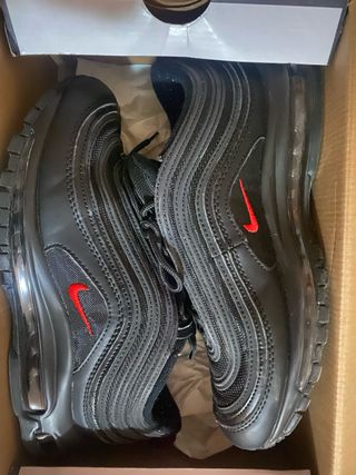 Nike Air Max 97 Negras Rojas