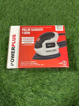 Lijadora de mano Powerplus 130W
