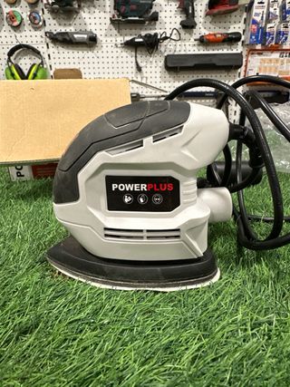 Lijadora de mano Powerplus 130W