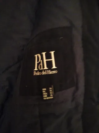Cazadora Pedro del Hierro Hombre Negra.