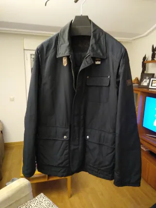 Cazadora Pedro del Hierro Hombre Negra.